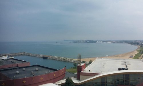 Lake Michigan view from room