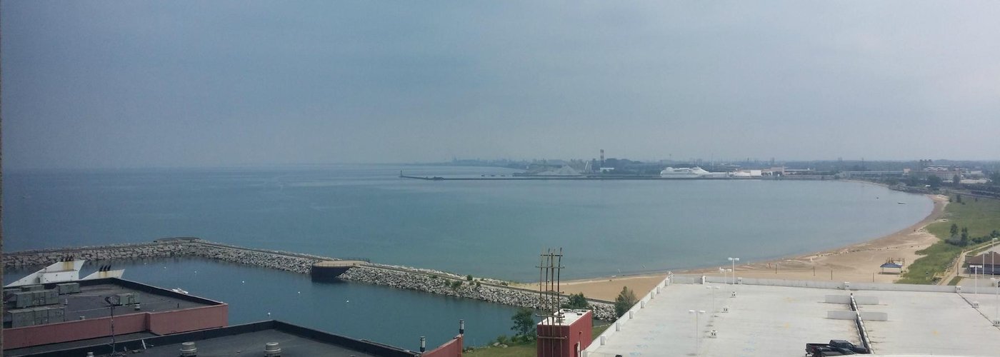 Lake Michigan view from room
