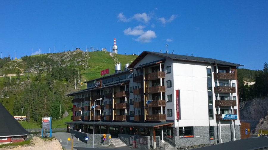 View from another balcony toward mountain