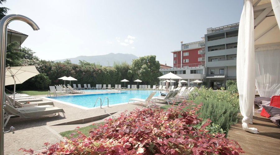 the swimming pool