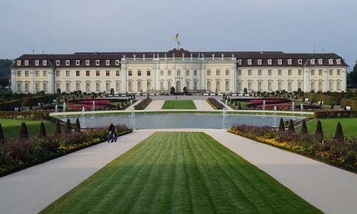 Palace grounds from behind