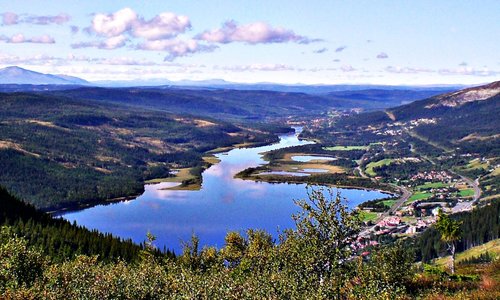 vy över åre