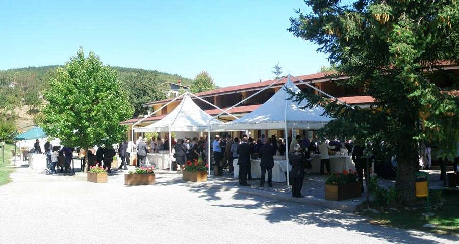 Buffet all'esterno