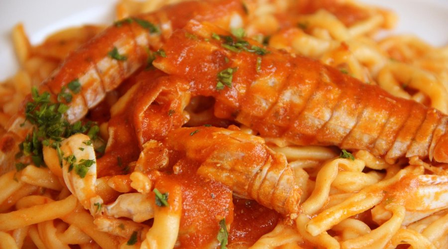 Strozzapreti alle Canocchie