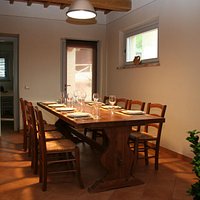 Una sala da pranzo