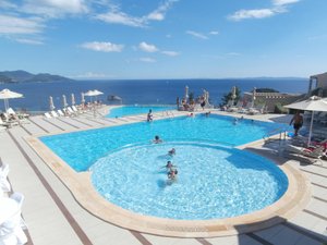 Sivota Diamond Spa Resort in Syvota, image may contain: Resort, Hotel, Pool, Swimming Pool