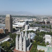 astounding views of SLC from the 28th floor