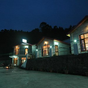 Night View of Village Live In Resort Chail