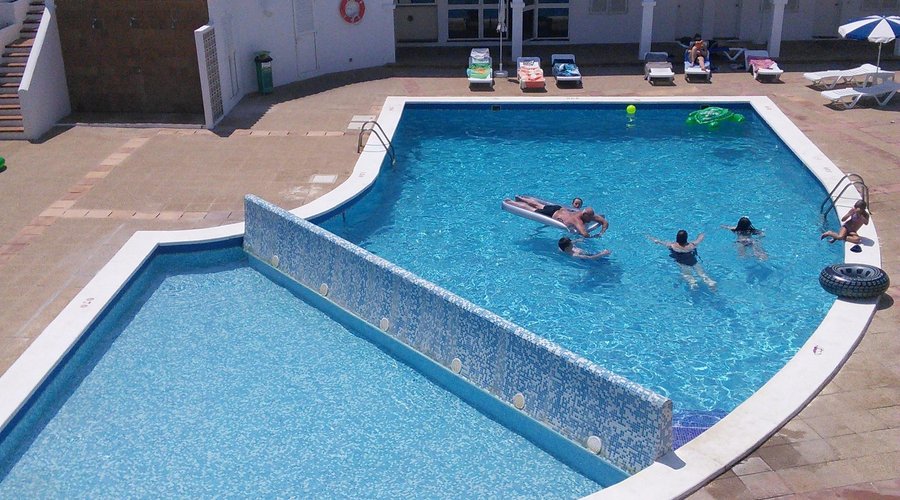 Full pool from balcony