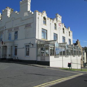 Front view of hotel