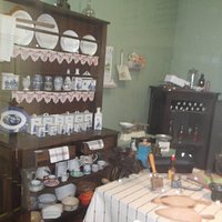 Cozinha exposta no museu