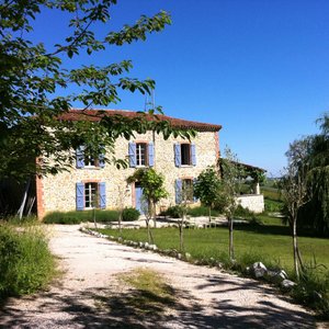 view of the guest house