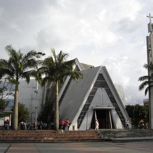 City central Plaza of Armenia, Quindio, Colombia.