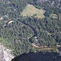 Valley floor seen from Glacier Point