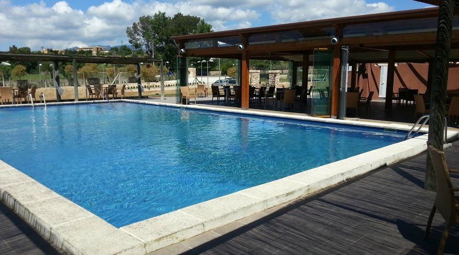 The swimming pool