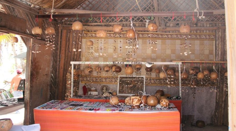 Different kinds of lamps/decoration. All local made.