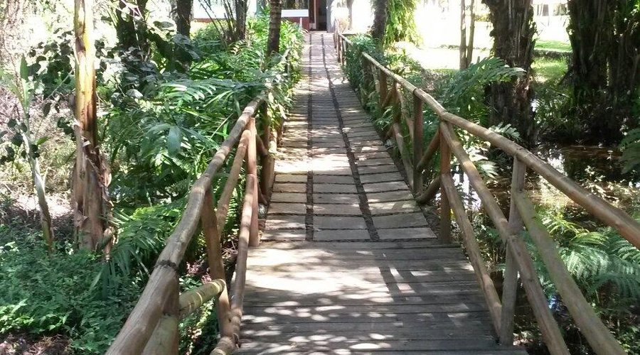 Entrada da pousada.