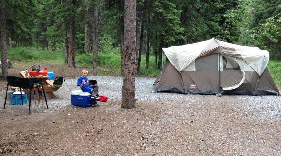 Our campsite!