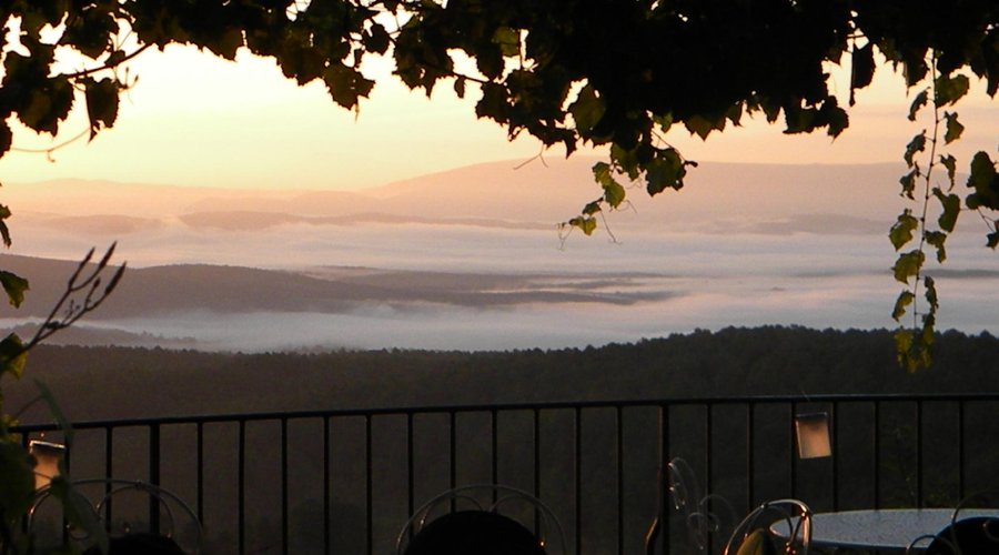 Vue depuis la terrasse