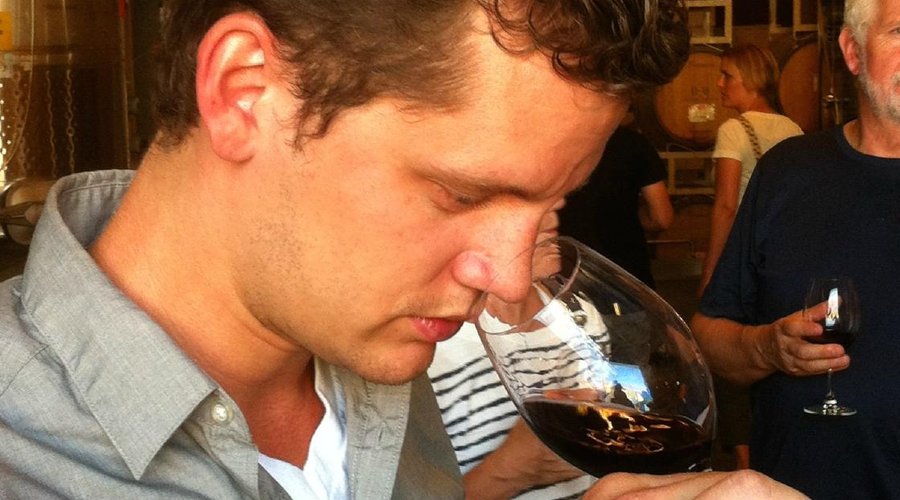 Pacific Breeze winemaker Dylan Hamilton
