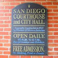 First San Diego Courthouse at Old Town