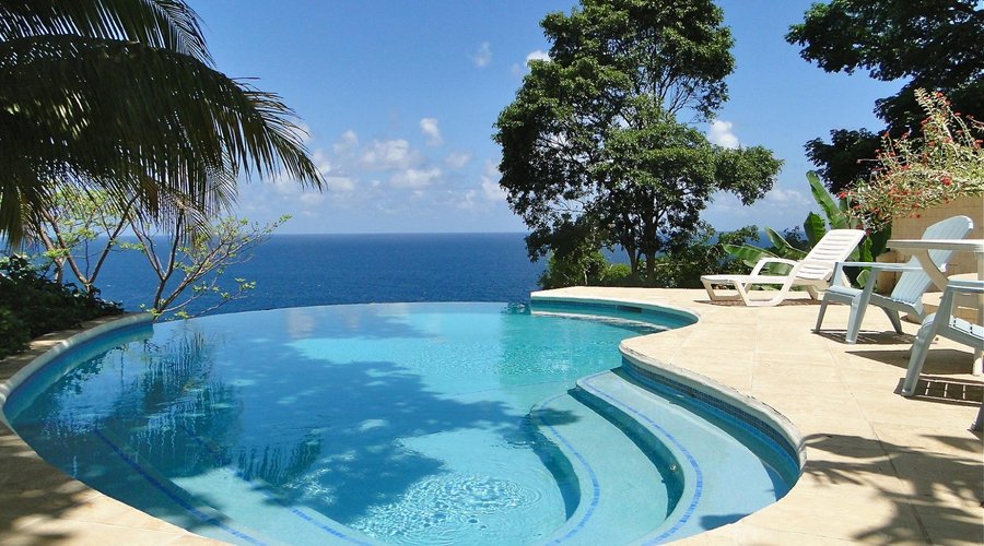 Swim and enjoy the view out to sea