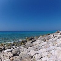 Beautiful rocks at the beach