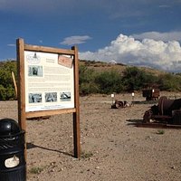 Some of the historic artifacts in the "boneyard" along Silver Nugget Trail