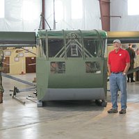 WW II glider at the museum