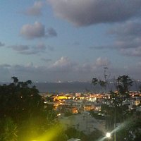 Vista dalla finestra del ristorante
