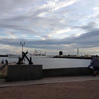 Вид на залив из парка