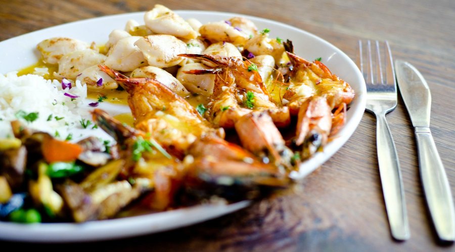 Prawn and Calamari meal