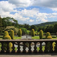 View from the terrace at Rydal Hall