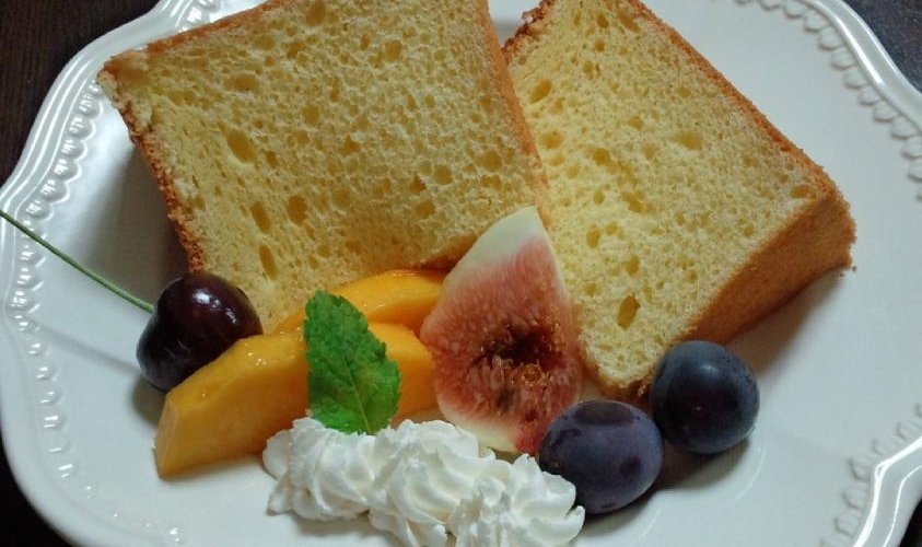 とっても美味しいシフォンケーキ