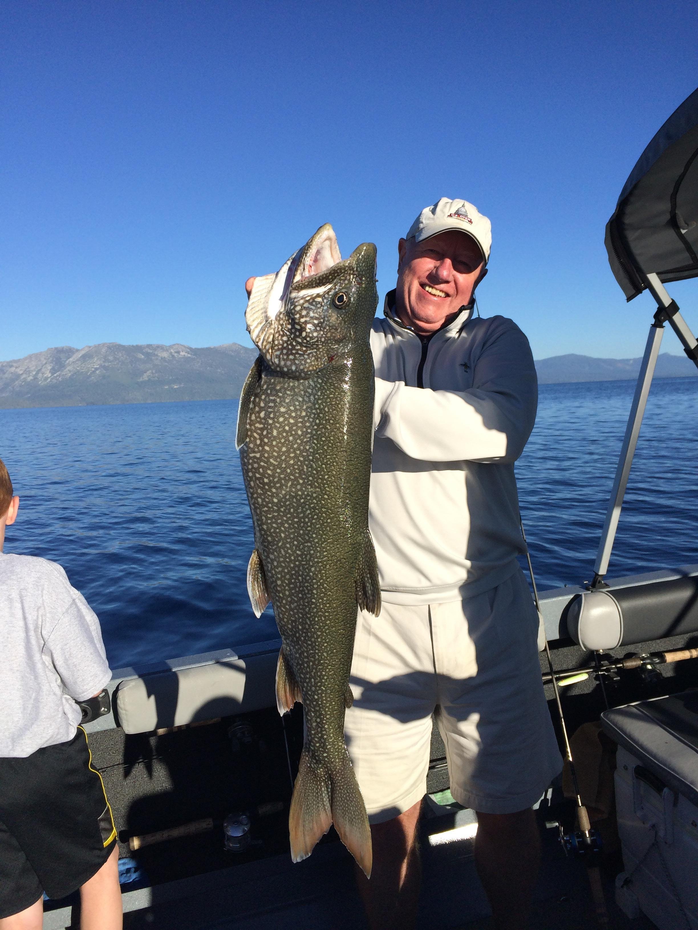 Lake tahoe store fishing charter