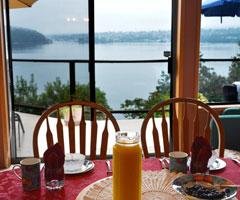 Amazing view with breakfast