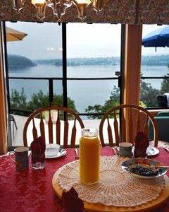 Amazing view with breakfast