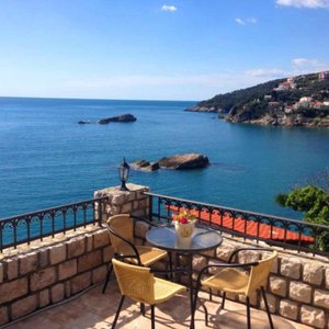 Overlooking the adria sea