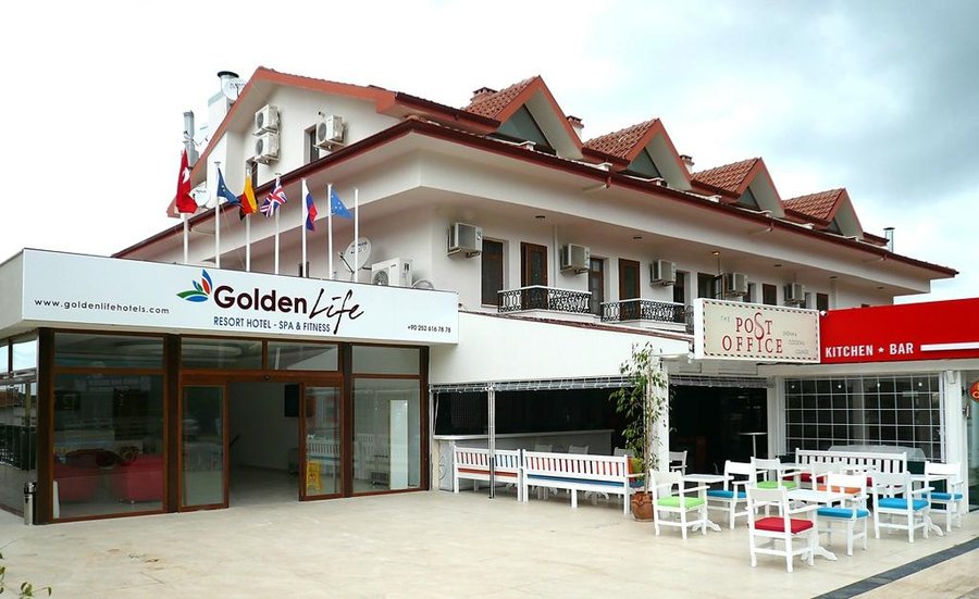 Front view of hotel