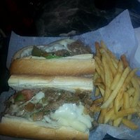 Cheesesteak and fires combo