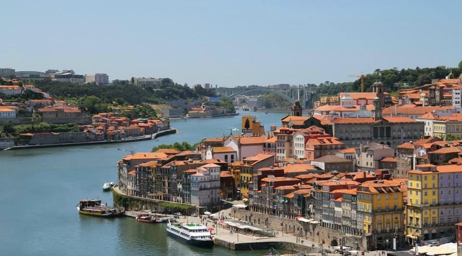 uitstapje in de regio: uitzicht over Porto
