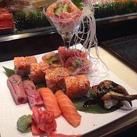 Yummy Roll, T and T roll, Toro, and misc sushi. So delicious and beautiful.