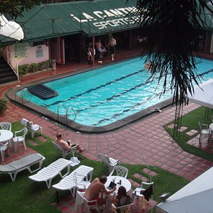 Pool and bar