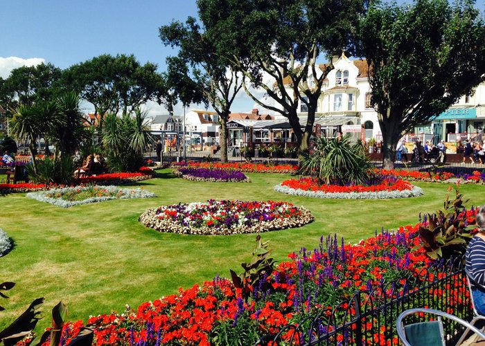 Marine Parade Gardens by Clacton Pier...