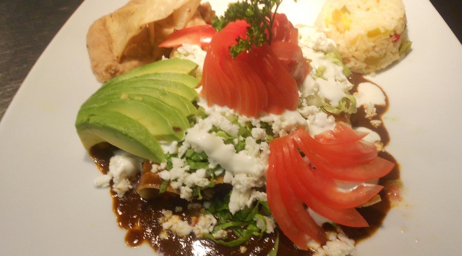 Enchiladas de Mole Poblano