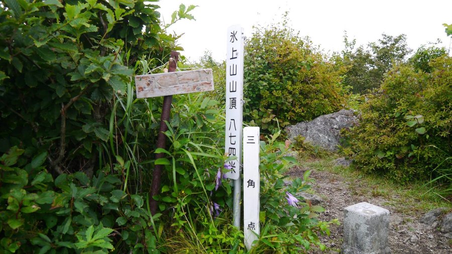氷上山山頂