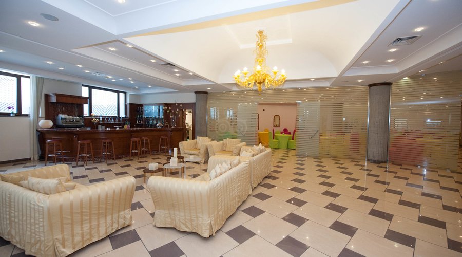 Lobby at the Ulisse Deluxe Hostel