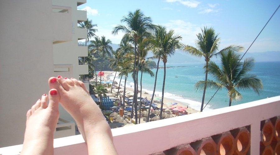 Ocean view, south side of hotel.