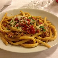 Primo di terra con salsiccia affumicata...buonissimo!
