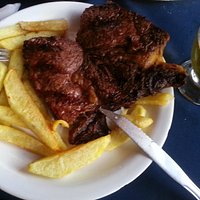 Bife com Chorizo e Papas Fritas